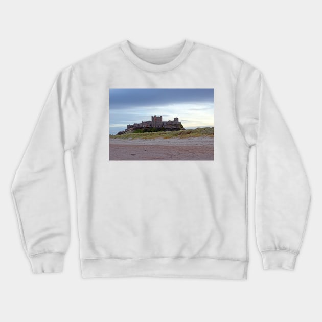 Bamburgh Castle, Northumberland Crewneck Sweatshirt by HazelWright